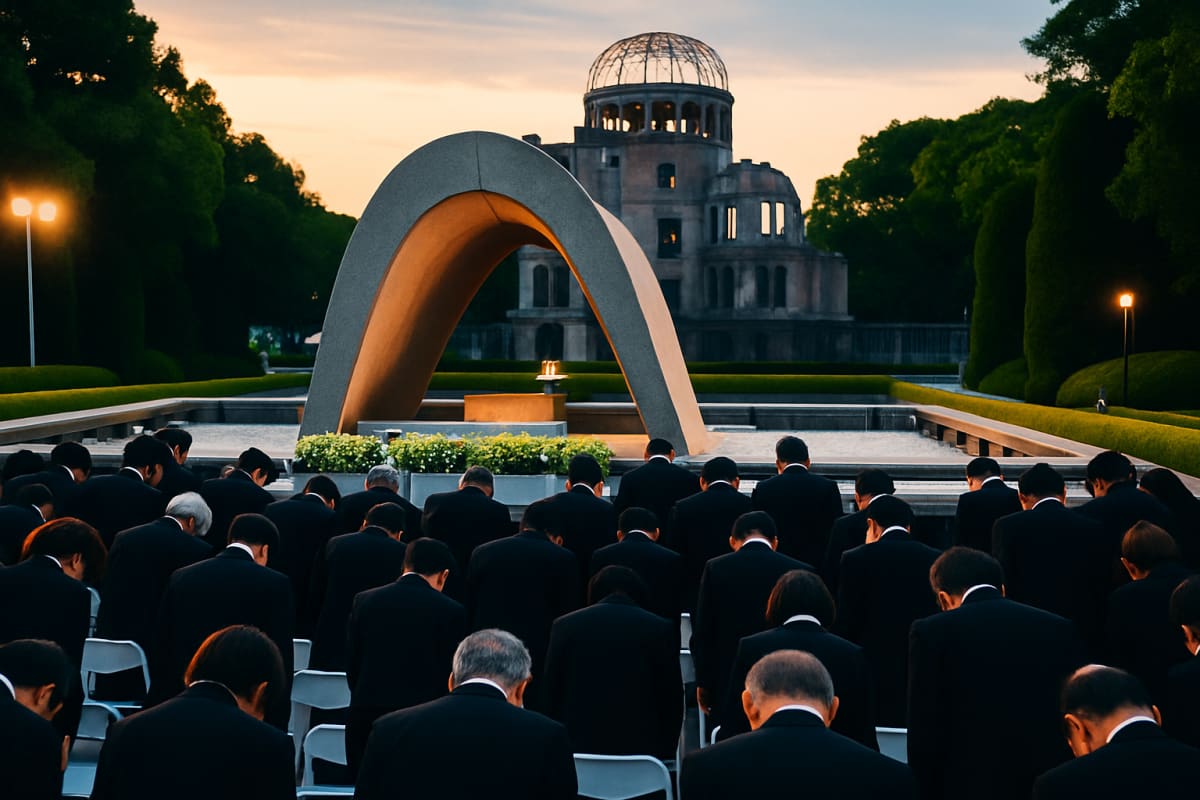 Japan Marks Hiroshima Anniversary as Yen Crisis Draws US Support