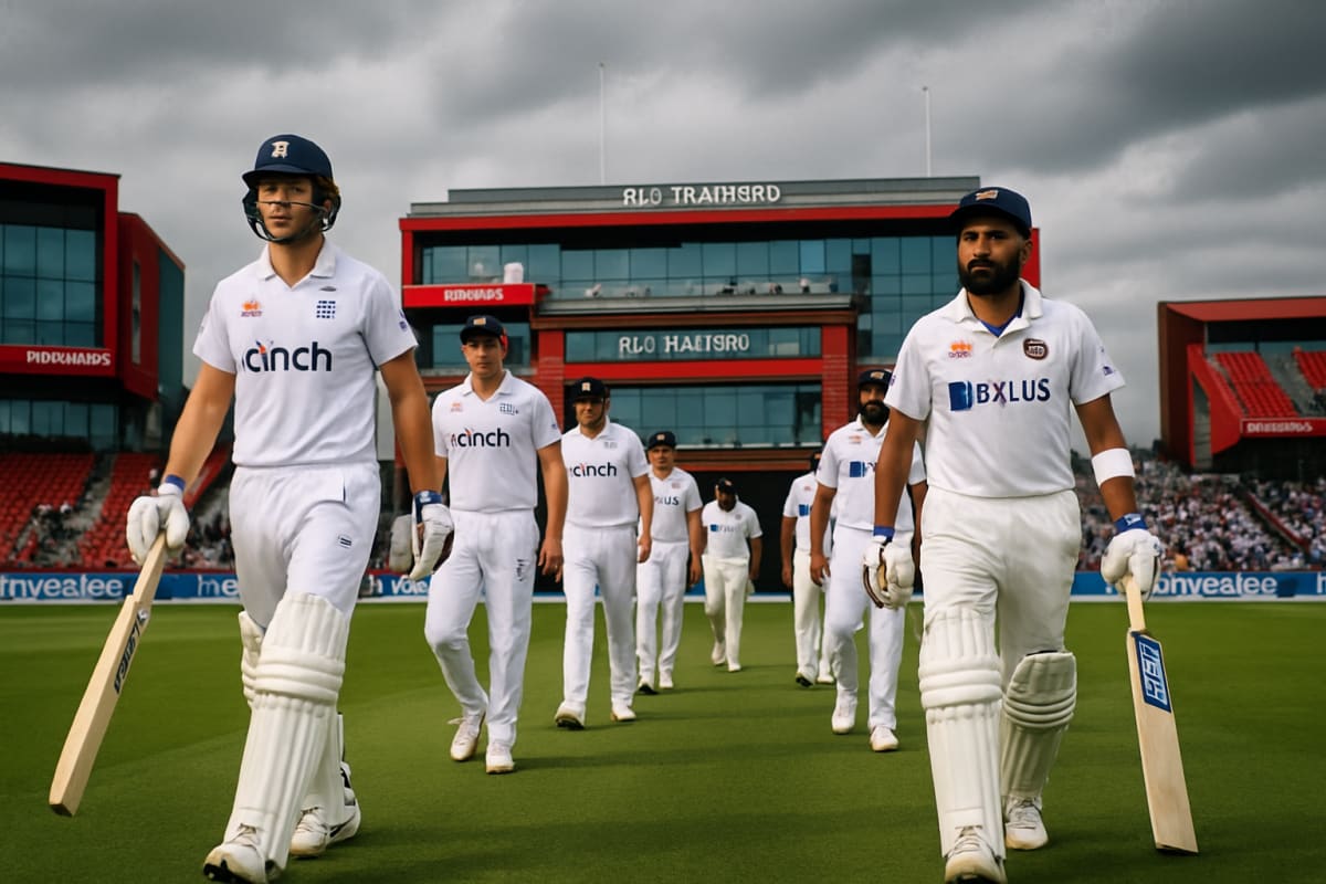 England and India Battle for Series Control in Old Trafford Test