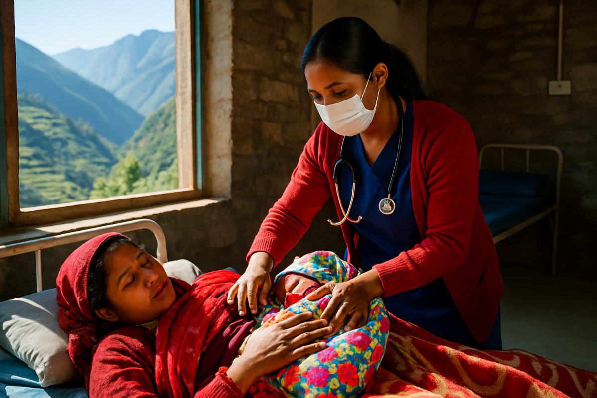 USAID Cuts Force Nepal's Rural Clinics to Cut Maternal Care Services