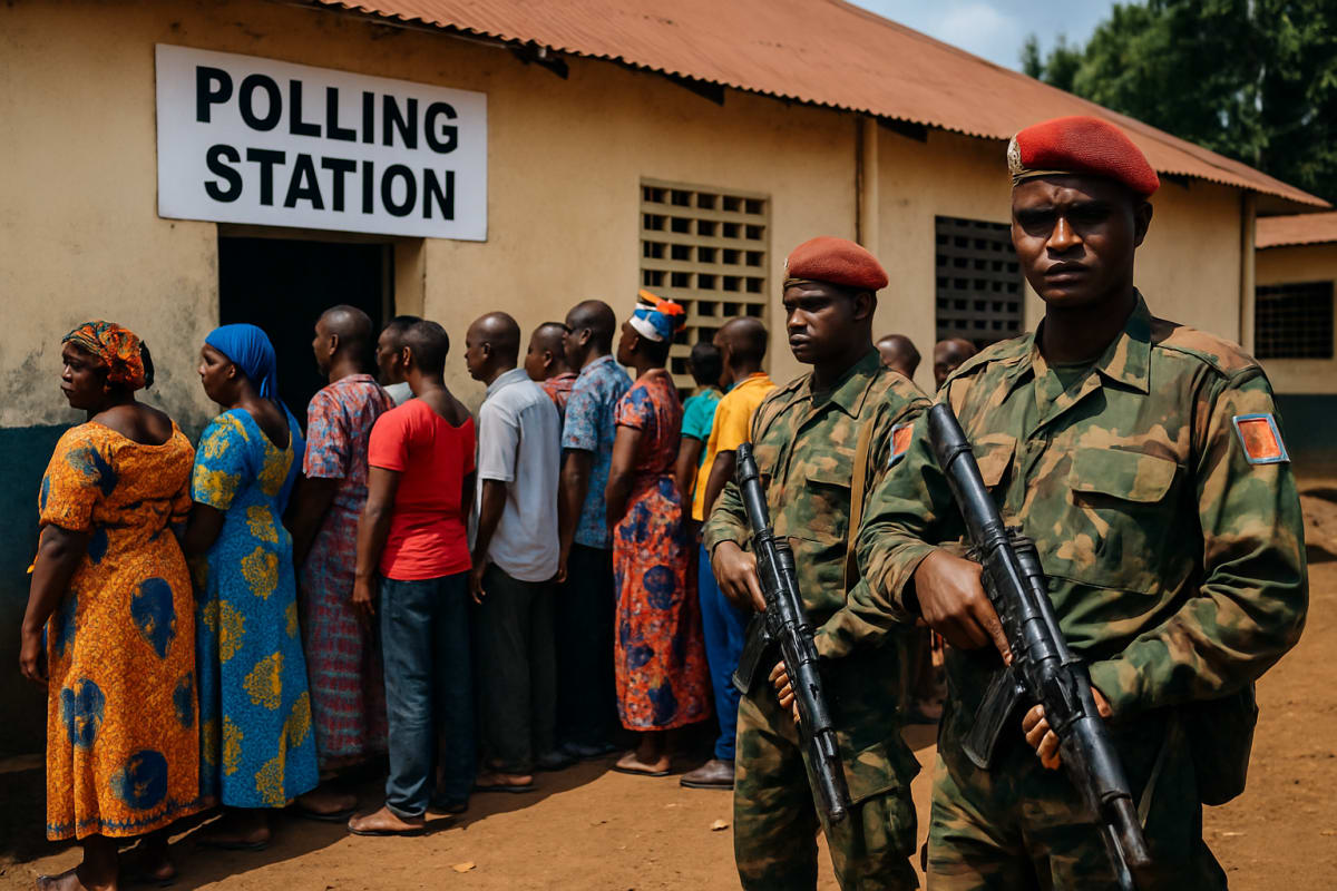 Guinea votes on charter that could let junta leader Doumbouya run for president