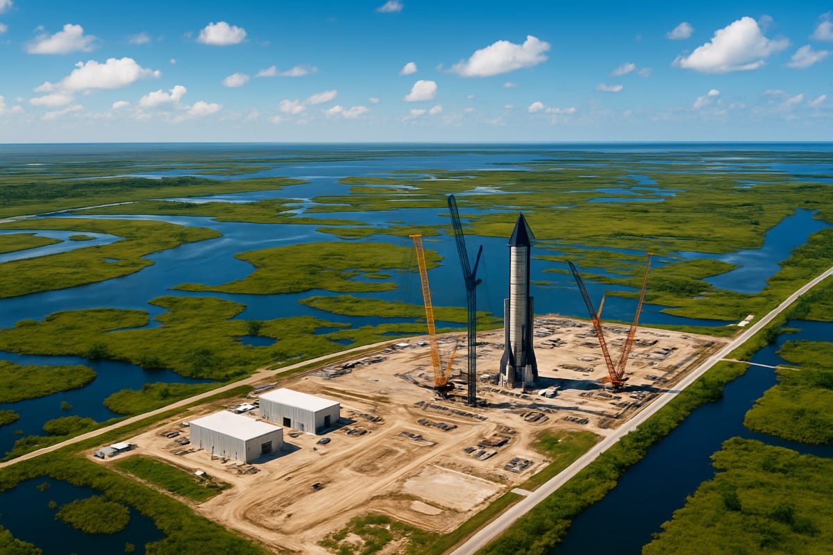 SpaceX and Louisiana Begin Environmental Review of $100 Billion Rocket Facility