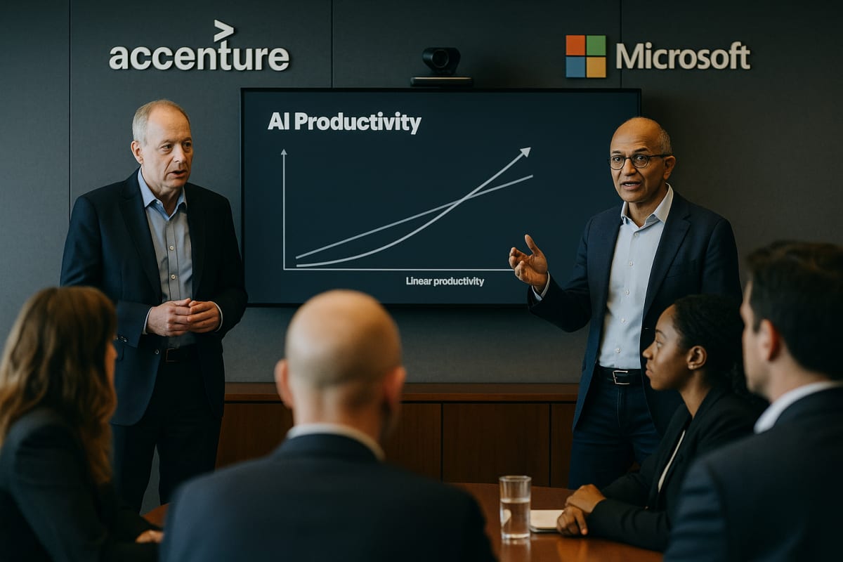 Accenture Doubles Down on Microsoft Copilot Rollout, Releases Enterprise AI Productivity Data