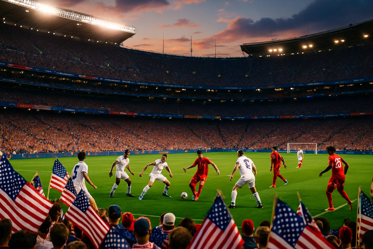 World Cup Quarter-Finals Draw Record Crowds on US Independence Day