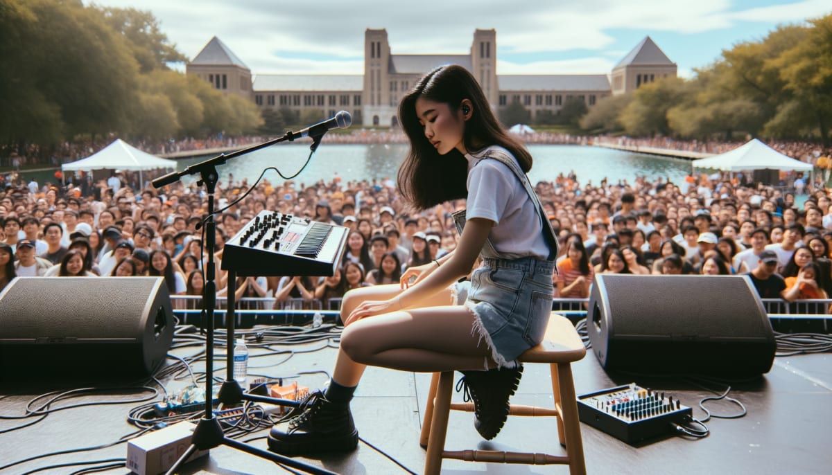 Lana Lubany's Dillo Day Opener Draws Overflow Crowd at Northwestern's Burrow Stage