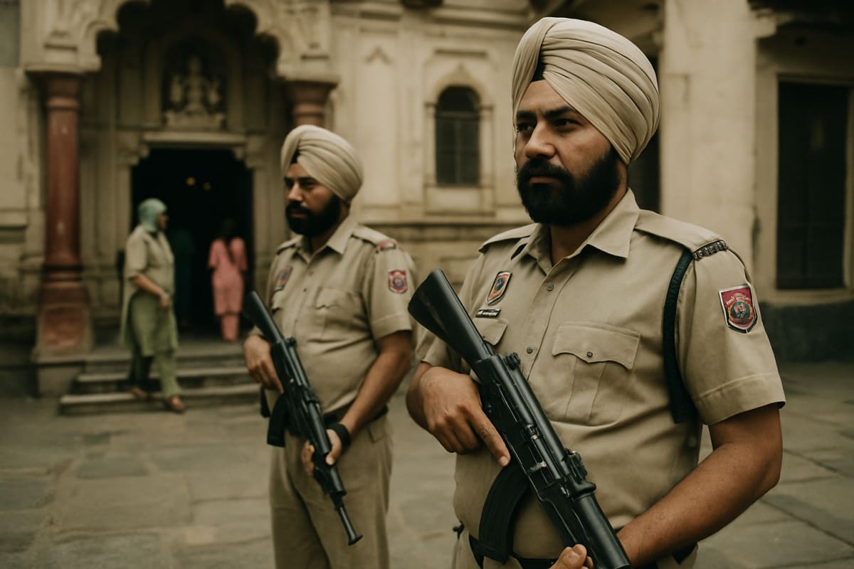Punjab Security Forces on High Alert as Bomb Threat Investigation Targets Five Temples