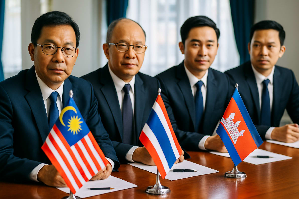 Thailand, Cambodia Begin Ceasefire Talks in Malaysia as Border Fighting Rages
