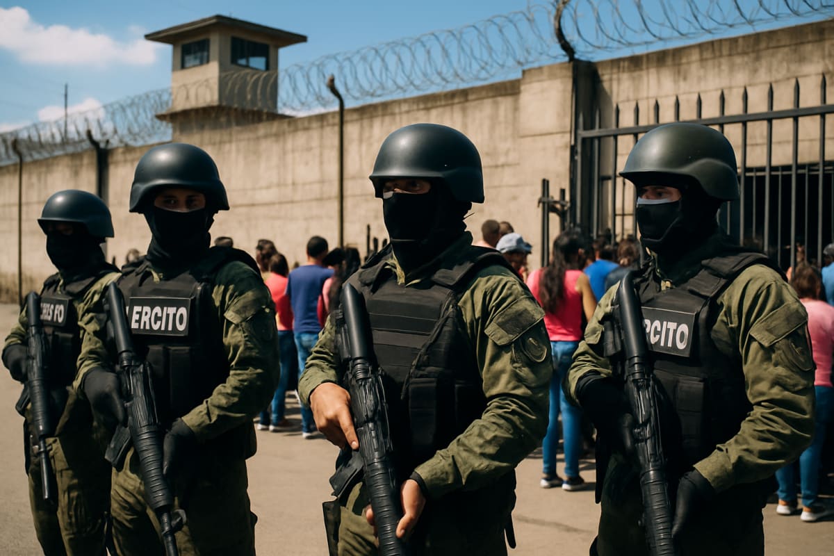 Ecuador Deploys Military as Prison Gang Violence Kills Dozens