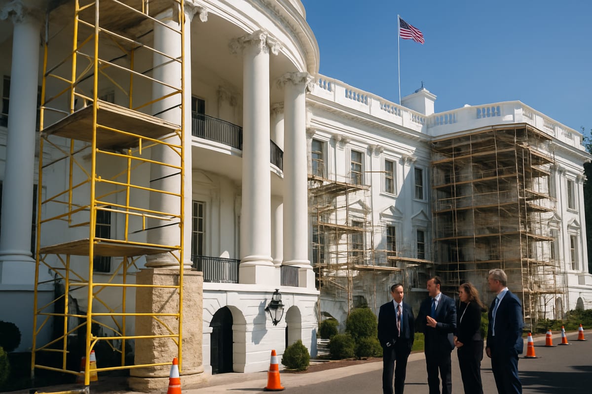 Trump's Column Renovation Sparks Preservation Review Battle