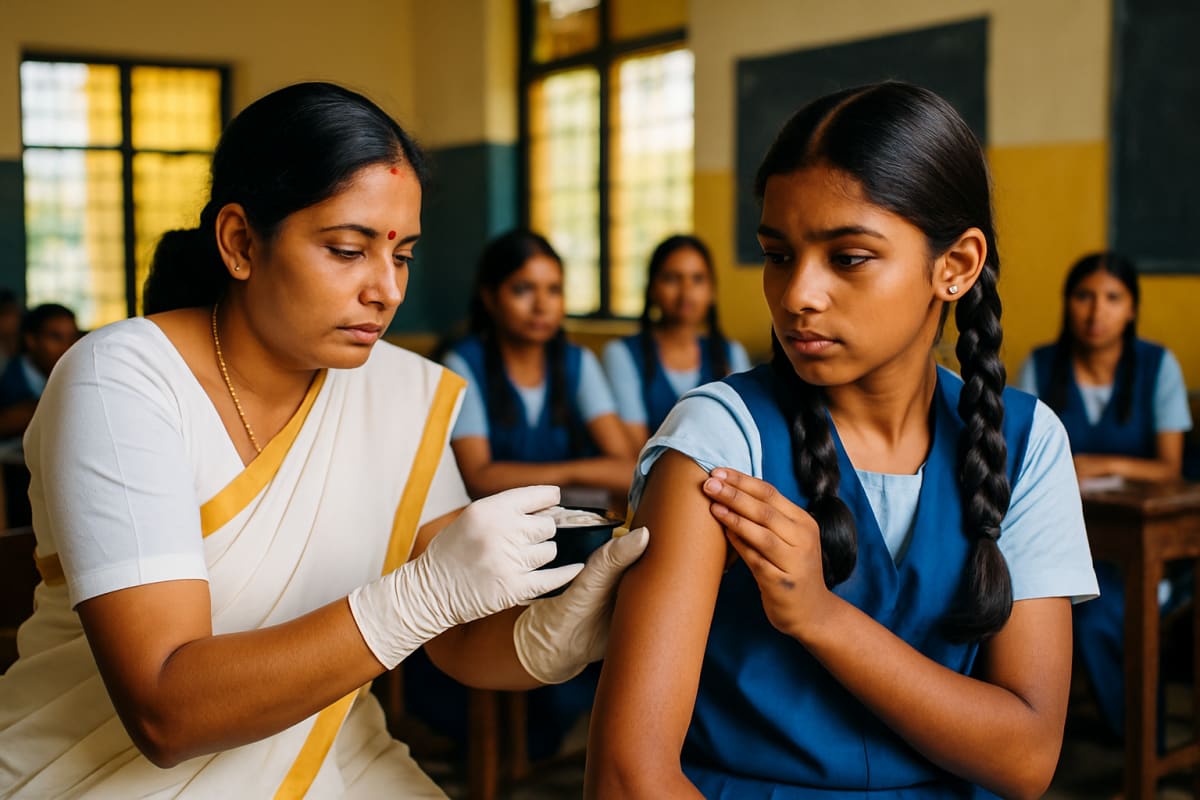 India Administers 10 Million HPV Vaccine Doses in Cervical Cancer Drive