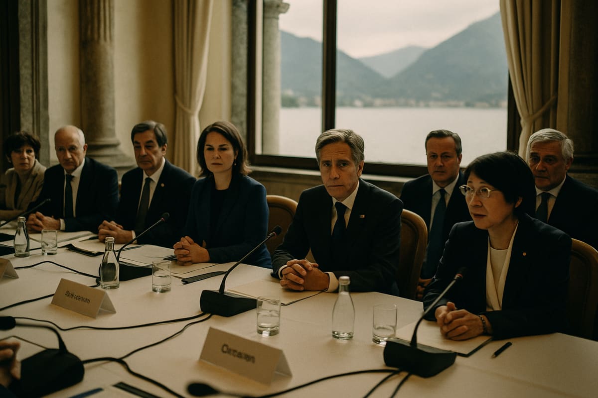 G7 Foreign Ministers Meet in Italy to Coordinate Response to Gaza Ceasefire Collapse