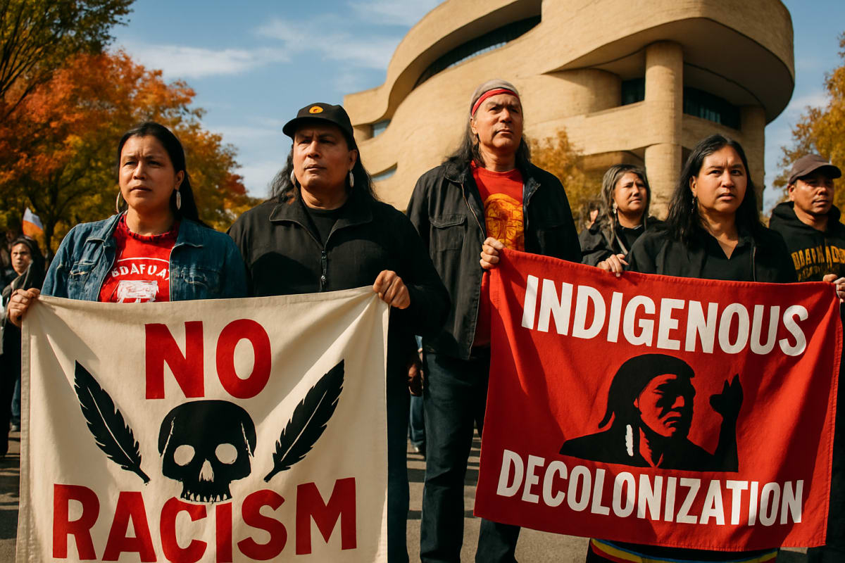 Native American Leaders Protest Trump's Tribal Policy During Federal Shutdown