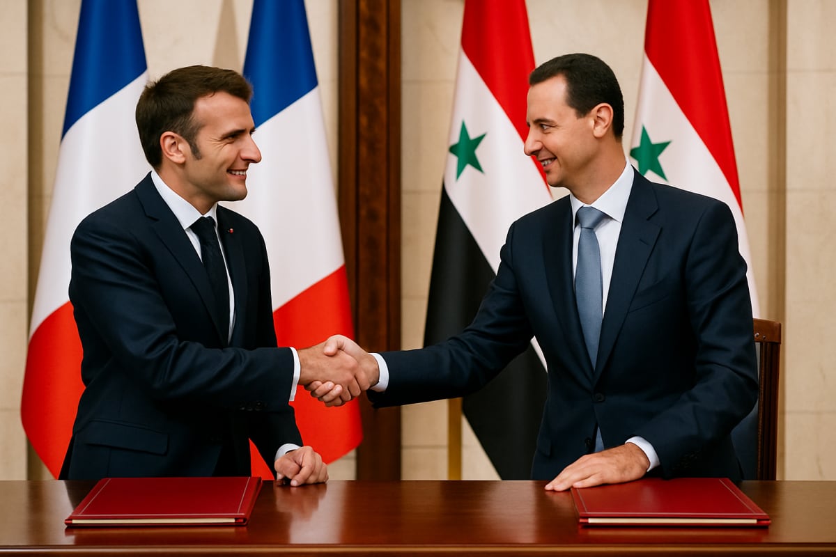 Macron Signs Syria Reconstruction Deals, Pledging French Support
