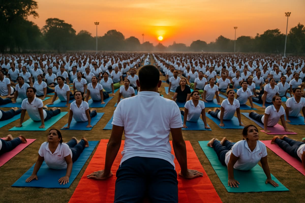 Akshar Yoga Kendraa Stages Mass Sessions Across 250 Cities, Wins Guinness Record