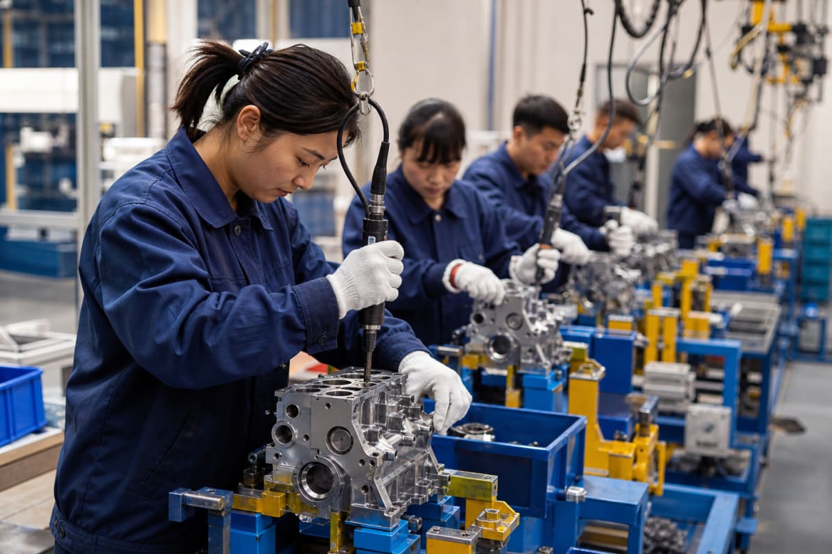 China's factory activity contracts in October as official PMI slips to 49.4
