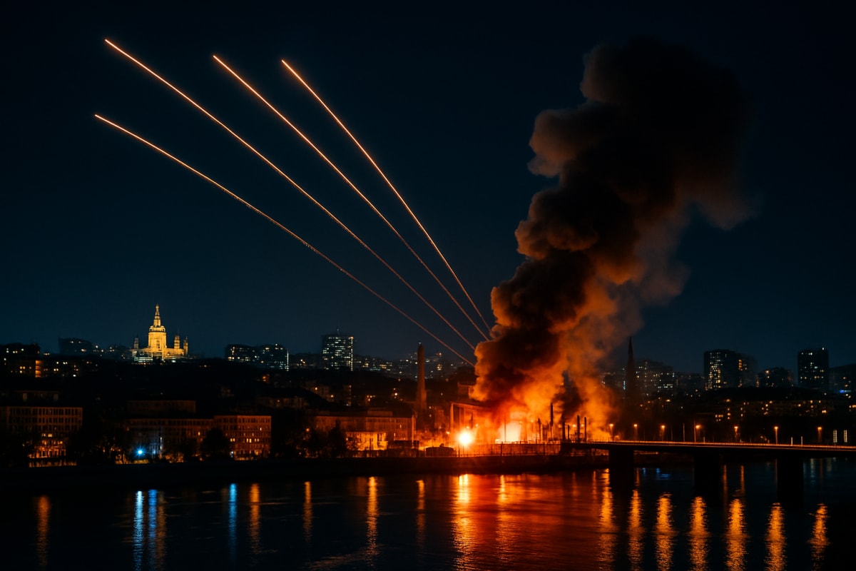 Russia Escalates Winter Energy Campaign With Mass Kyiv Strikes