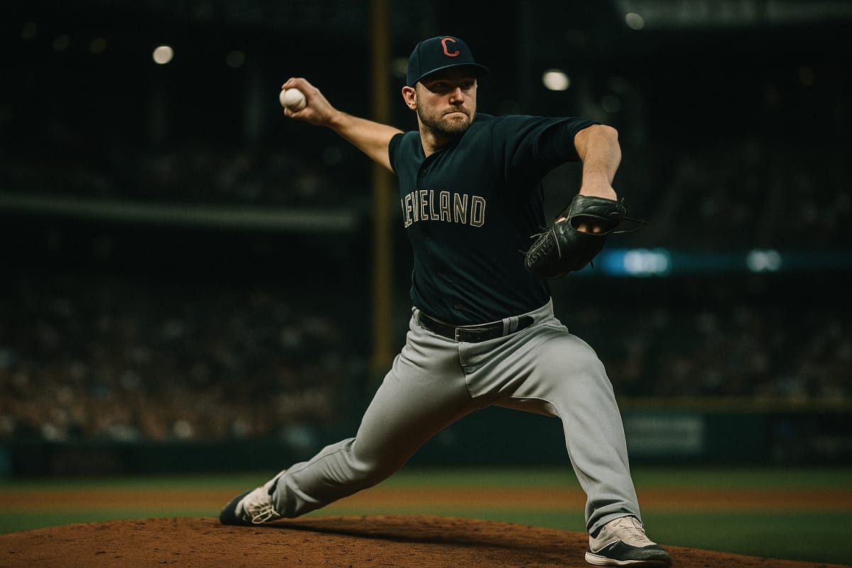 Guardians Edge Rays 4-2 at Progressive Field Behind Bieber's Seven Strong Innings