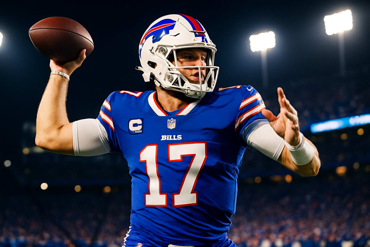 Allen Throws Three TDs to Lead Bills Past Lions in Friday Night Thriller