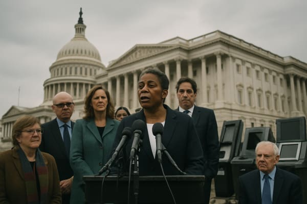 Congress Democrats Demand CISA Investigation After Report Trump Officials Sought Voting Machine Ban