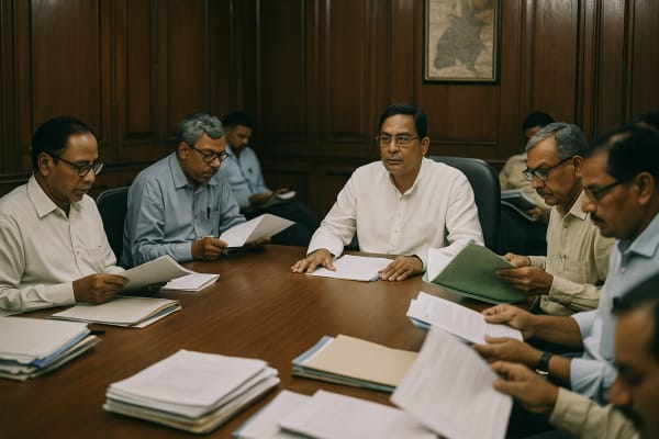 Bengal's First BJP Chief Minister Suvendu Adhikari Chairs Inaugural Administrative Meeting in Kolkata