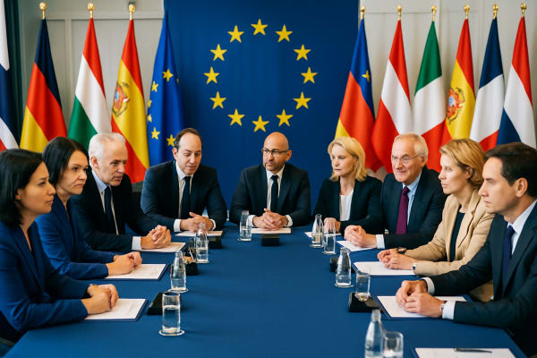 EU Ministers Push Russia Sanctions as Hungary Blocks Energy Measures
