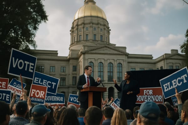 Georgia Senate Candidates Face Off Over Filibuster as Ossoff Pushes Abolition Ahead of Primary