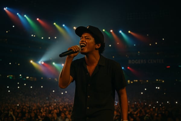 Bruno Mars Rescheduled Toronto Concert Draws Massive Crowd as Fans Celebrate Memorial Day Weekend