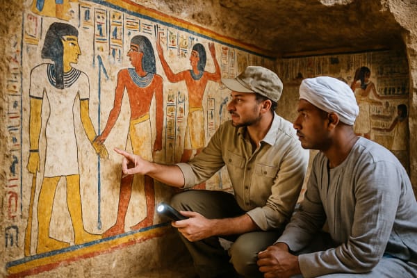 Egypt Identifies Owner of Newly Discovered Theban Tomb Near Luxor