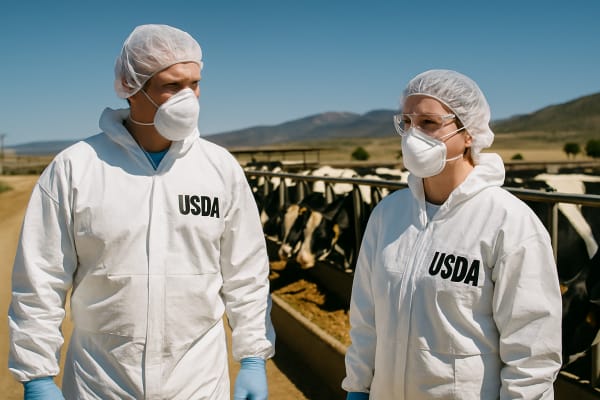 USDA and CDC Issue Joint Advisory on Utah Dairy H5N1 Outbreak, Urging Cache County Farm Workers to Screen