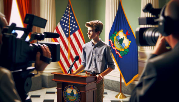 Vermont Teen Gubernatorial Candidate Draws National Spotlight Ahead of State Filing Deadline