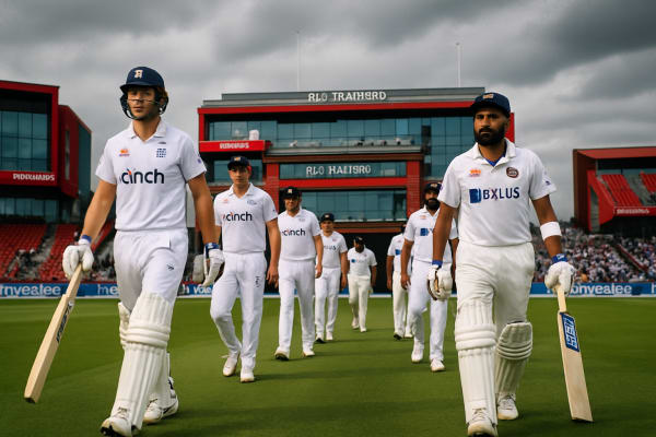 England and India Battle for Series Control in Old Trafford Test