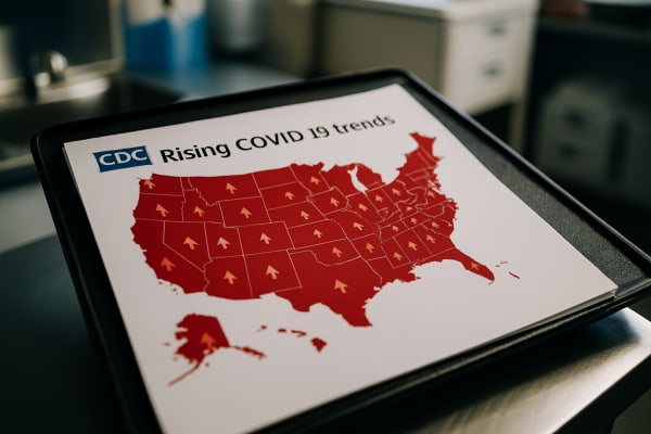 COVID-19 Cases Rise in All 50 States as Summer Wave Intensifies