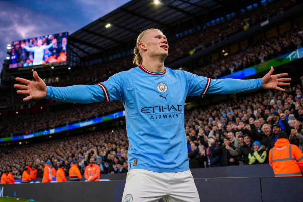 Haaland strikes as Manchester City edge Brighton 2-1 at the Etihad