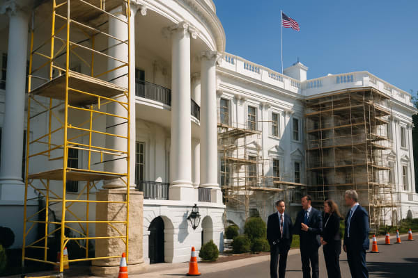 Trump's Column Renovation Sparks Preservation Review Battle