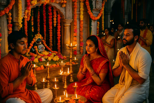 Millions Celebrate Krishna Janmashtami With Midnight Prayers Across India and Diaspora