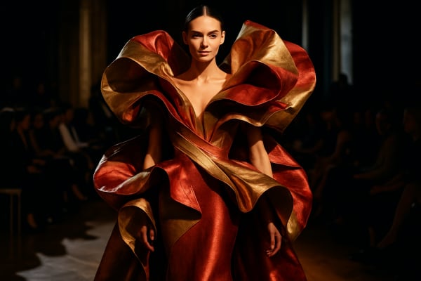 Anderson's Sculptural Debut Closes Paris Haute Couture Week