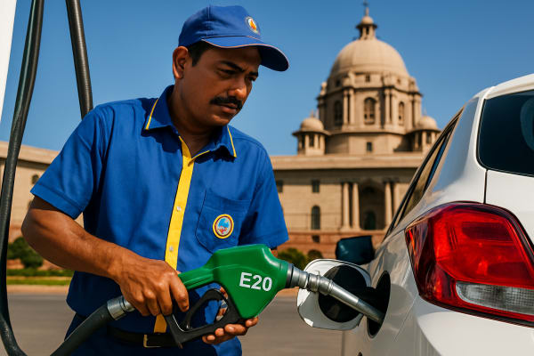 India Defends E20 Ethanol Mandate as Automakers Cite Engine Damage Risks
