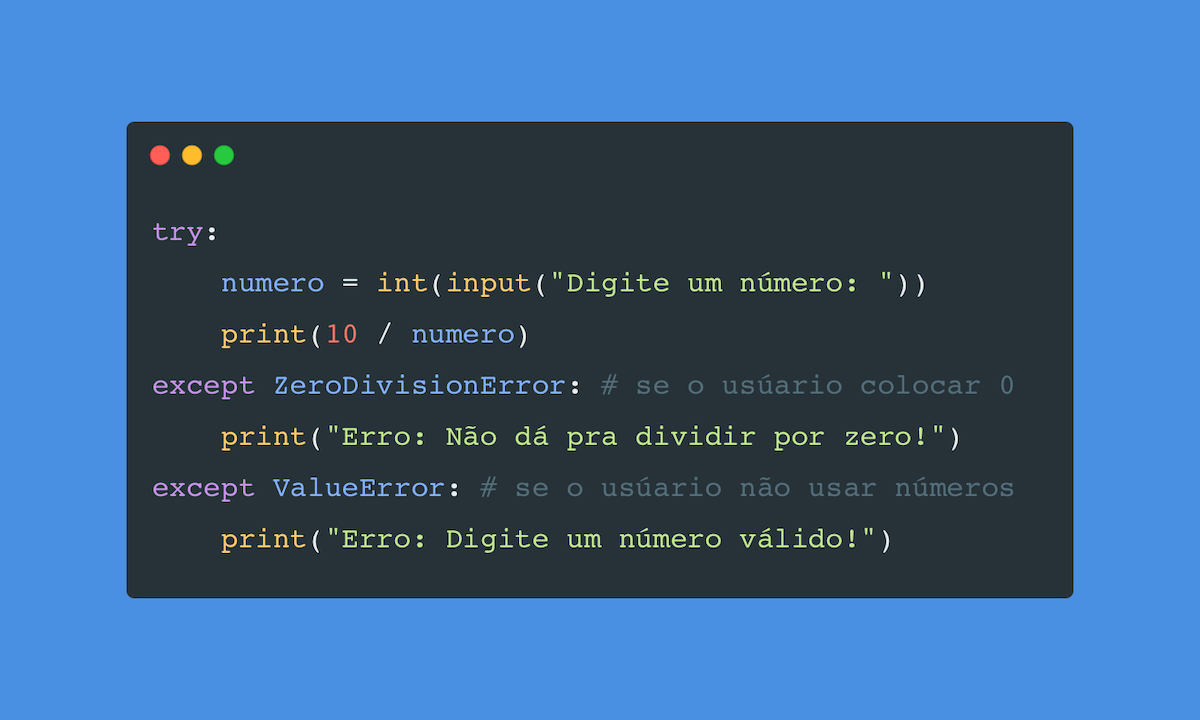 Tratando Exceções em Python – Guia para Iniciantes