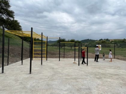 В Али-юрте Ингушетии открылась спортплощадка