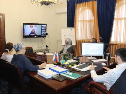 Ахмед-Башир Цороев принял участие в онлайн — совещании под руководством Ирины Владимировны Шварцман
