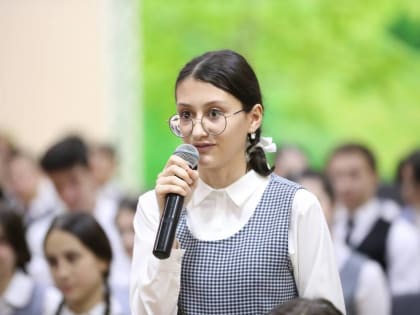Разговор о важном состоялся между Главой Ингушетии и старшеклассниками лицея Магаса