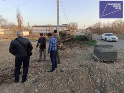 Глава города проинспектировал ход благоустройства улицы Промысловой в рамках нацпроекта