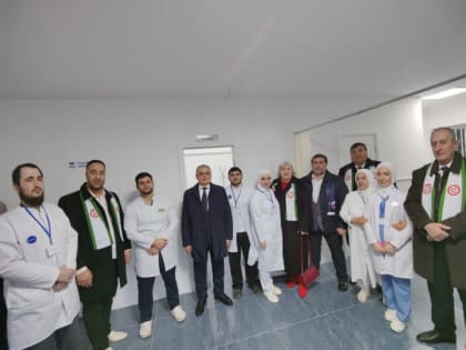 Партдесант «Единой России» побывал на открытии отделения реабилитации в г. Карабулаке