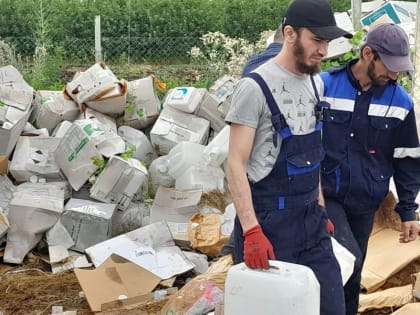 Ингушский РСЦ продолжает утилизацию тары из-под пестицидов
