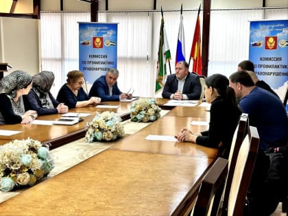 заседание городской комиссии по профилактике правонарушений