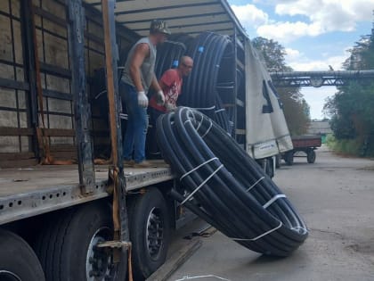 Первый гуманитарный груз прибыл в Молочанск из Ингушетии