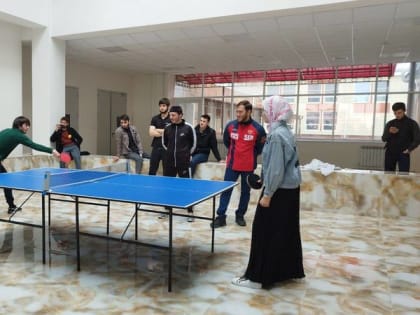 В Ингушском госуниверситете прошел турнир по настольному теннису
