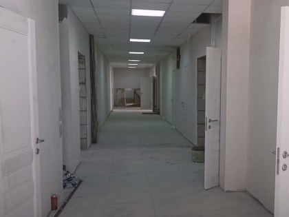 В селении Кантышево Ингушетии строится участковая больница на 100 посещений в смену