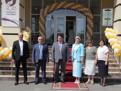 Первого сентября в Назрани открылась новая школа имени К. Д. Ушинского