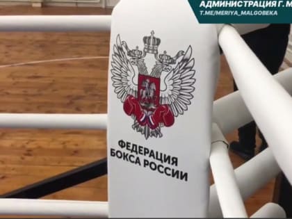 Федерация бокса России передала инвентарь юным ингушским спортсменам