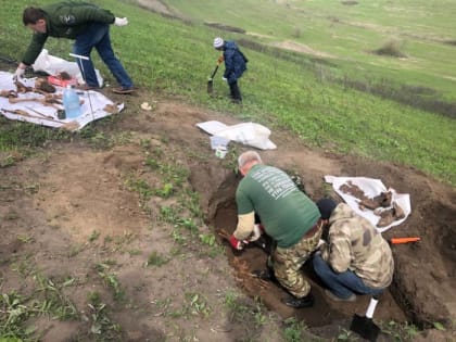 Поисковикам Малгобек удалось поднять останки еще двух бойцов ВОВ